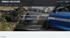 Desktop Screenshot of forum-militaire.fr